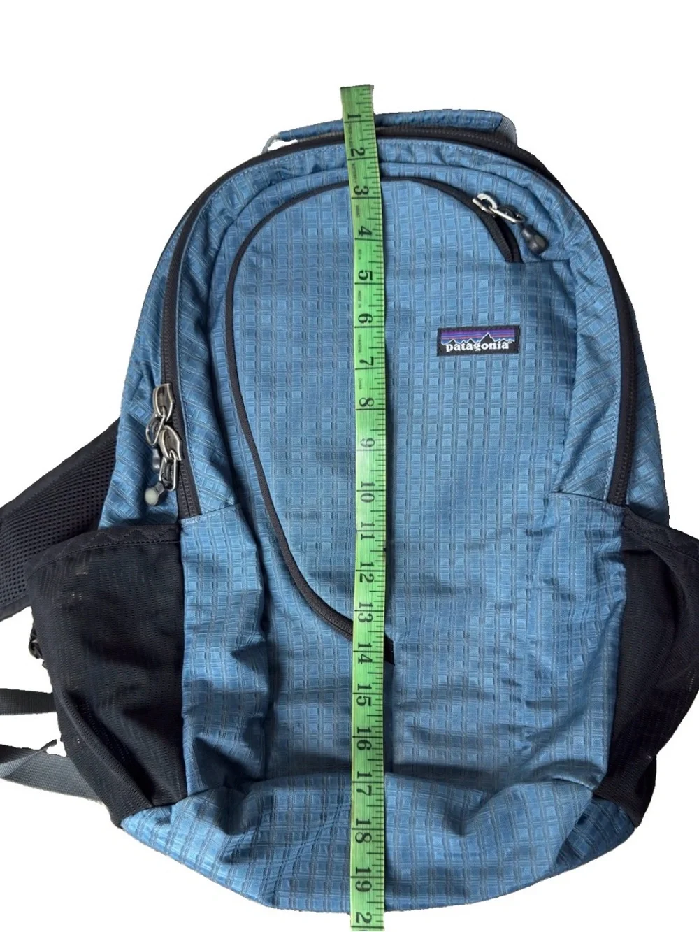 Vintage Y2K Patagonia Lightwire Backpack Blue Grid Daypack Techwear Laptop Bag